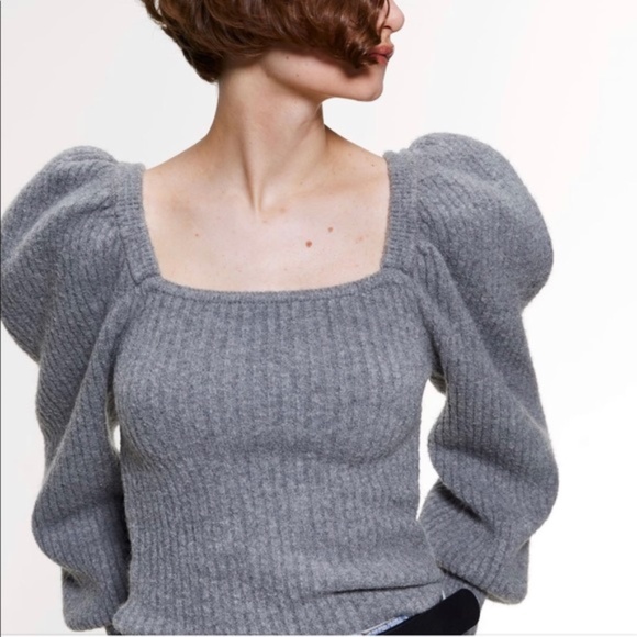 ZARA WOOL BLEND KNIT SWEATER NWT - Picture 9 of 13